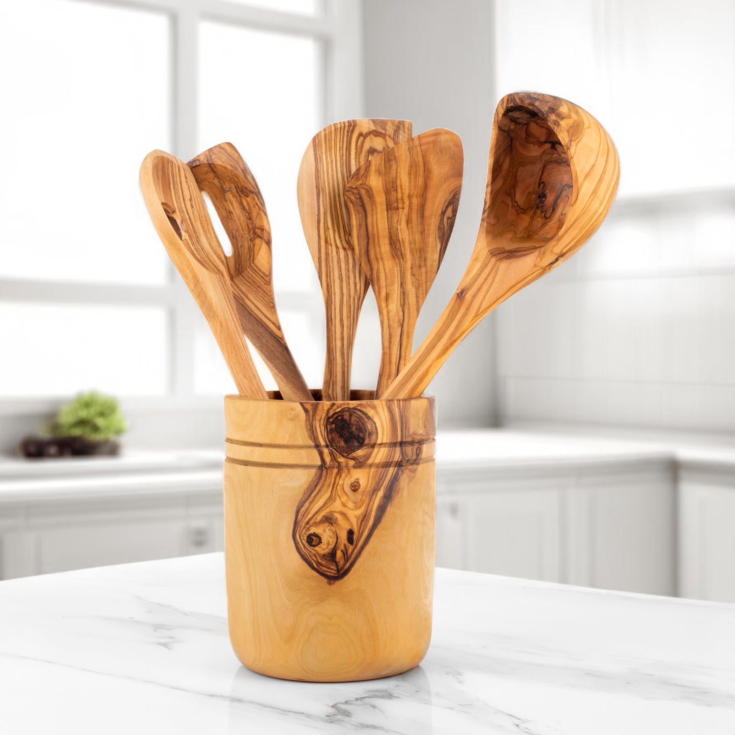 Calvi — Utensil Set (5-Piece) with Holder